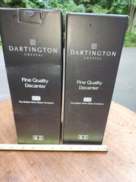2 Dartington Crystal Decanters 12 In