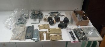 Nice Assortment Of Hardware, Hinges, Electric Sockets And Switches    212/D1