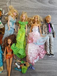 Assorted Dolls, Barbie Etc
