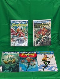 DC Comics AQUAMAN Rebirth #1 #2 #4 #5 & #7 Near Mint