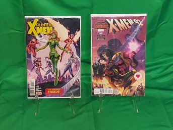 MARVEL Comics X-Men '92 #2 Marvel Secret Wars Tie In Rogue Gambit And All-New X-Men #19 The Fateful Finale