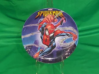 Zak Designs Vintage Spider-Man Kids Plastic Plate 8 ' Nostalgic Marvel Comics