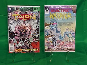 DC Comics TALON Escape From The Court Of Owls And ELECTRIC WARRIOR Near Mint