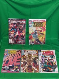 DC Comics TEEN TITANS #2 #15 #20 #22 & #24 Near Mint