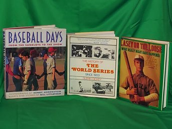 The History Of World Series Since 1903, Casey On The Loose And Baseball Days Hard Cover