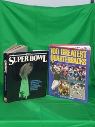 THE SUPERBOWL & 100 GREATEST QUARTERBACKS Hard Cover