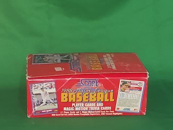 Score 1988 Major League Baseball Cards Open Box Sealed Packs