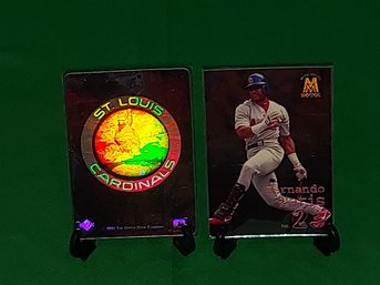 SKYBOX '99 FERNANDO TATIS & UPPER DECK '91 ST. LOUIS CARDINALS HOLOGRAM CARD