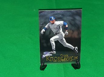 FLEER '98 New York Yankees CHUCK KNOBLAUCH