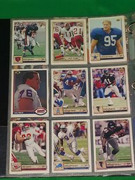 Binder Of NFL Cards Mixed Years