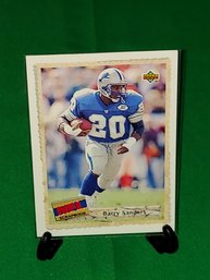 Upper Deck '92 Detroit Lions BARRY SANDERS