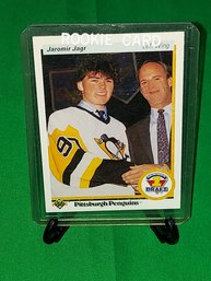 Upper Deck '90 NHL Pittsburgh Penguins JAROMIR JAGR Rookie Card