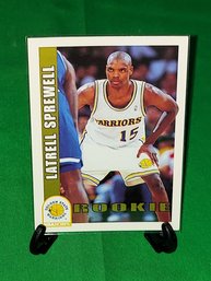 Skybox '93 Golden State Warriors LATRELL SPREWELL Rookie Card