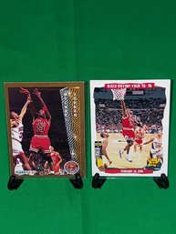 Fleer '93 & Upper Deck '96 Chicago Bulls MICHAEL JORDAN