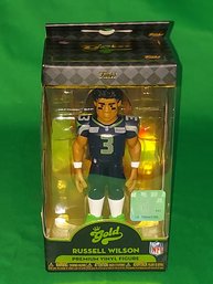 RUSSELL WILSON Seattle Seahawks Funko Gold Premium Vinyl 5' NFL Figure New In Box