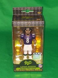 Lamar Jackson Ravens Funko Gold Vinyl Figure New In Box