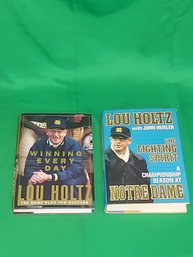 LOU HOLTZ WINNING EVERY DAY & THE FIGHTING SPIRIT