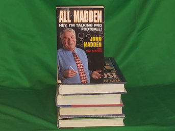 ALL MADDEN Hey Im Talking Pro Football, Complete Handbook Of Pro Football, Hard Nose, SIMMS To McCONKEY, GIANT