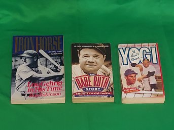 The BABE RUTH Story, YOGI It Aint Over & Iron Horse LOU GEREIG In His Time