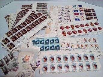 Unused Vintage U. S. Postage Stamps With Value Over $210.00      MB/E3