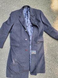 42r Cashmere English Made Coat