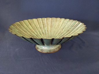 Made In Israel Brass Fluted Bowl