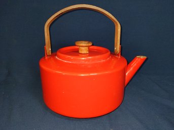 Bright Red Copco Michael Jax Design Teapot
