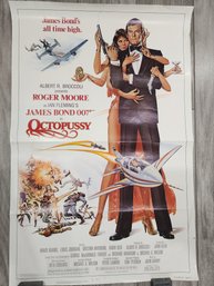 James Bond Octopussy Original Theater Poster 1983