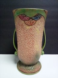 Vintage Weller Pottery Two Handled Vase Shape 23. You Can Keep Some Beautiful Flowers In It