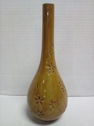 1884 Rookwood Pottery - Impressed Light Green Flower Design Vase 126B Signed On The Base By Anne Marie