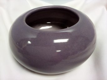 Gorgeous Rookwood Pottery 1916 Glossy 214C Purple Hand Curved Round Vase/Bowl        MB/B3