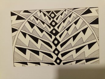 Contemporary  Oc Unsigned ? Magic Marker On Paper  Drawing