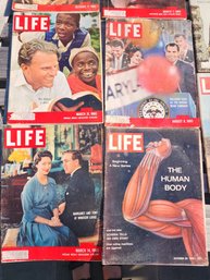 8 Life Magazines Early 1960s Human Body Etc