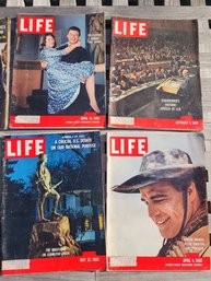 8 Life Magazines 1960's. Brando, Hemingway, Minuteman