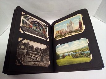 Vintage Postcard Album With Over 150 Postcards - A Fantastic Collection   SW/B3