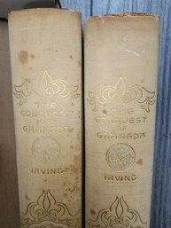 1893 Washington Irving Conquest Of Grenada 2 Vol