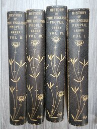 Jr Green History Of The English People 1894 Illustrated 4 Vol