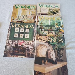VERANDA Magazines - The Gallery Of Southern Style - Five Past Issues - 1994- 95  212/D5