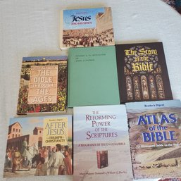 7 Book Lot Of Religious Topics - The Bible, Scriptures, After Jesus...