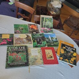 Large Lot Of Gardening Books - Colorful Illustrations - Birds & Wildlife Too!