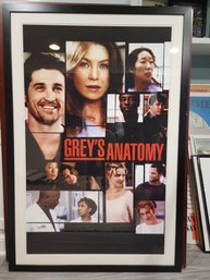 Large Framed And Matted Grey's Anatomy Poster