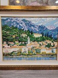 Howard Behrens Bellagio Hillside Hand Embellished