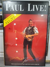 Paul McCartney Live Album Promo Poster