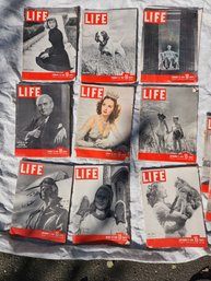 Jet Pilot And 8 Other 1946 Life Magazines