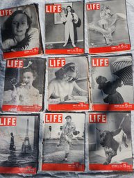 9 1946 Life Magazines