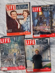 1958 Pope Funeral 1960 Elizabeth 2 Wedding 4 Life Magazines