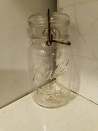 Antique July 14 1908 Ball Ideal Glass Mason Jar