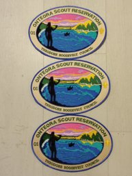 3 2001 Onteora Scout Reservation Theodore Roosevelt Council Large Patches