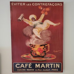 Cafe Martin Of 33 Rue Joubert, Paris, France Poster Print- Eviter Les Contrefacons