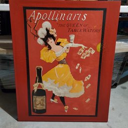 Art Poster Print Of Apollinaris ' The Queen Of Table Waters '